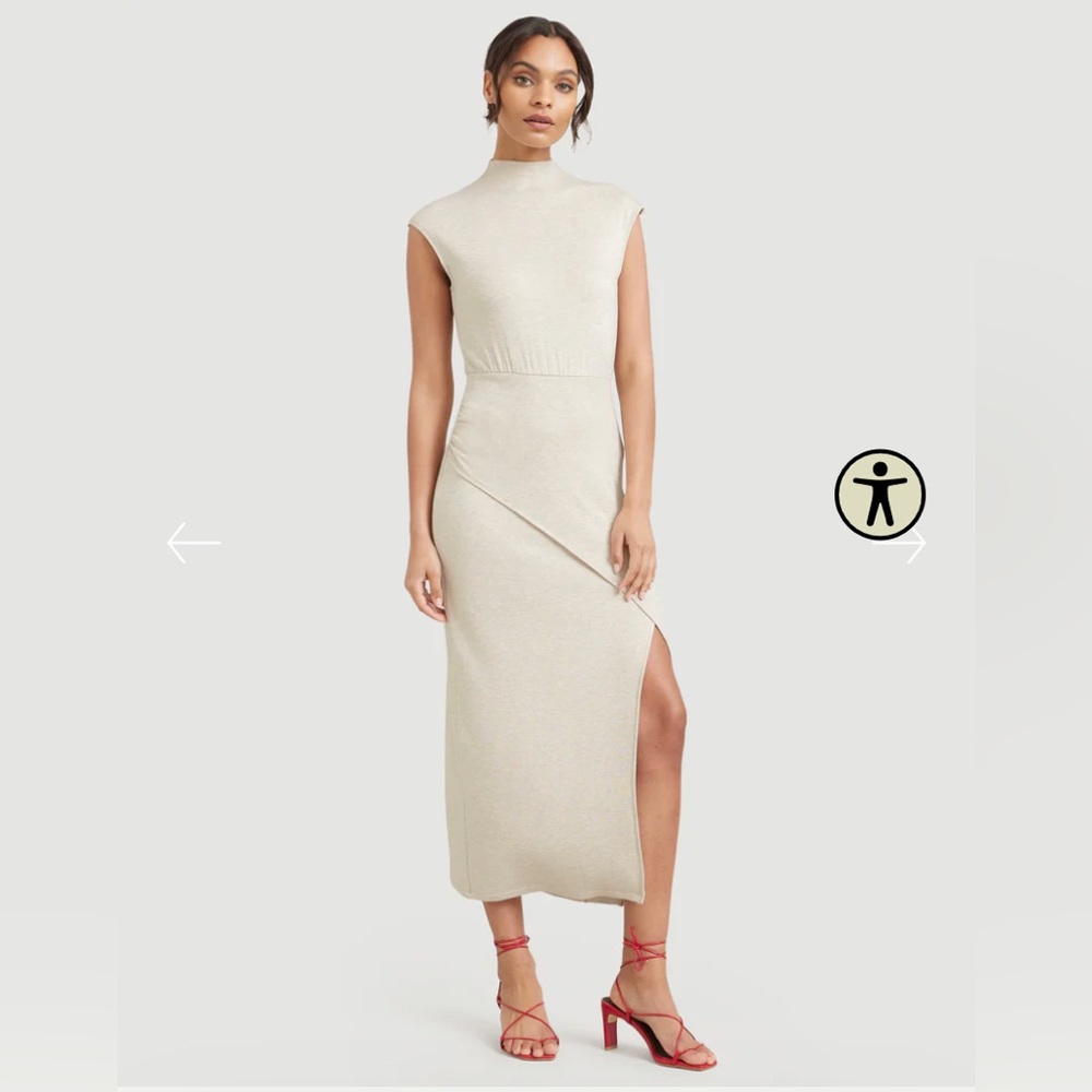 Modern Citizen Yimei Side Slit Midi Dress